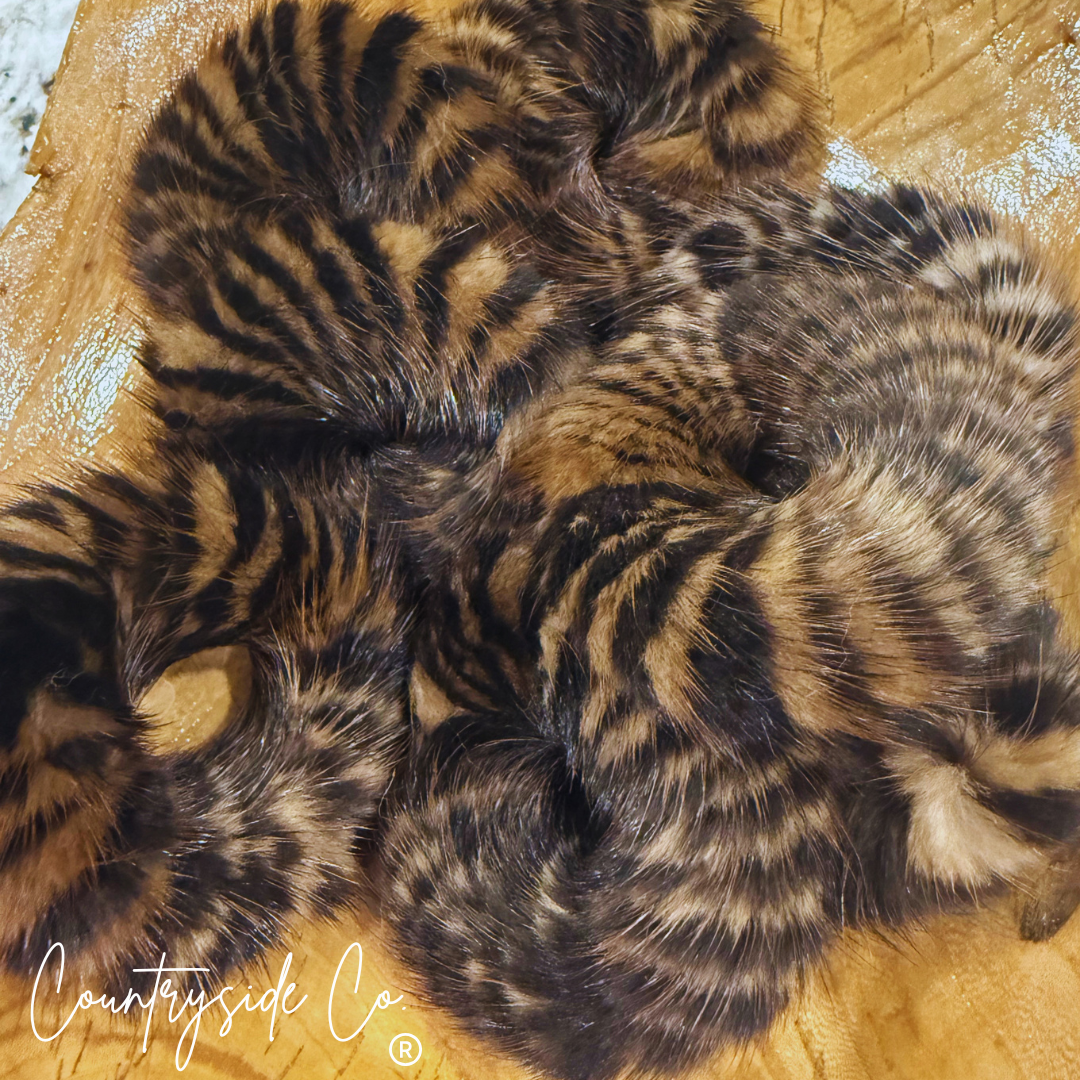 Mink Fur Scrunchy
