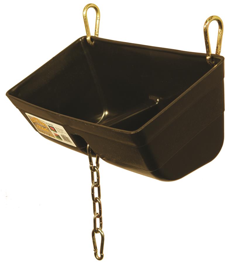 FENCE FEEDER, 16" W/CLIPS BLACK