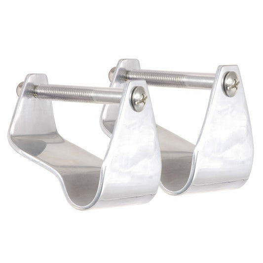 New Tough-1 Straight Aluminum Horse Saddle Stirrup