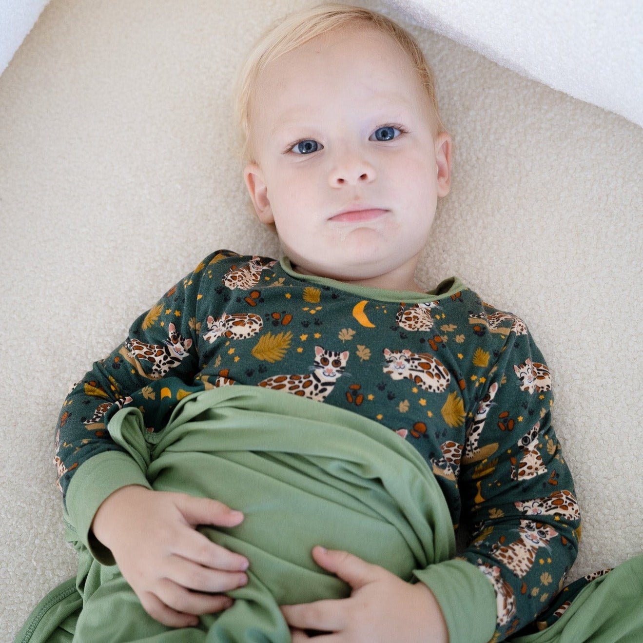 Ocelot Reversible Double Layer Bamboo Blanket