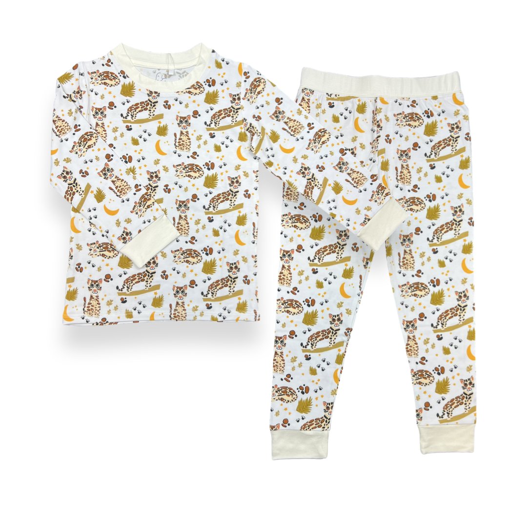 Ocelot Kids Two-Piece Pajamas