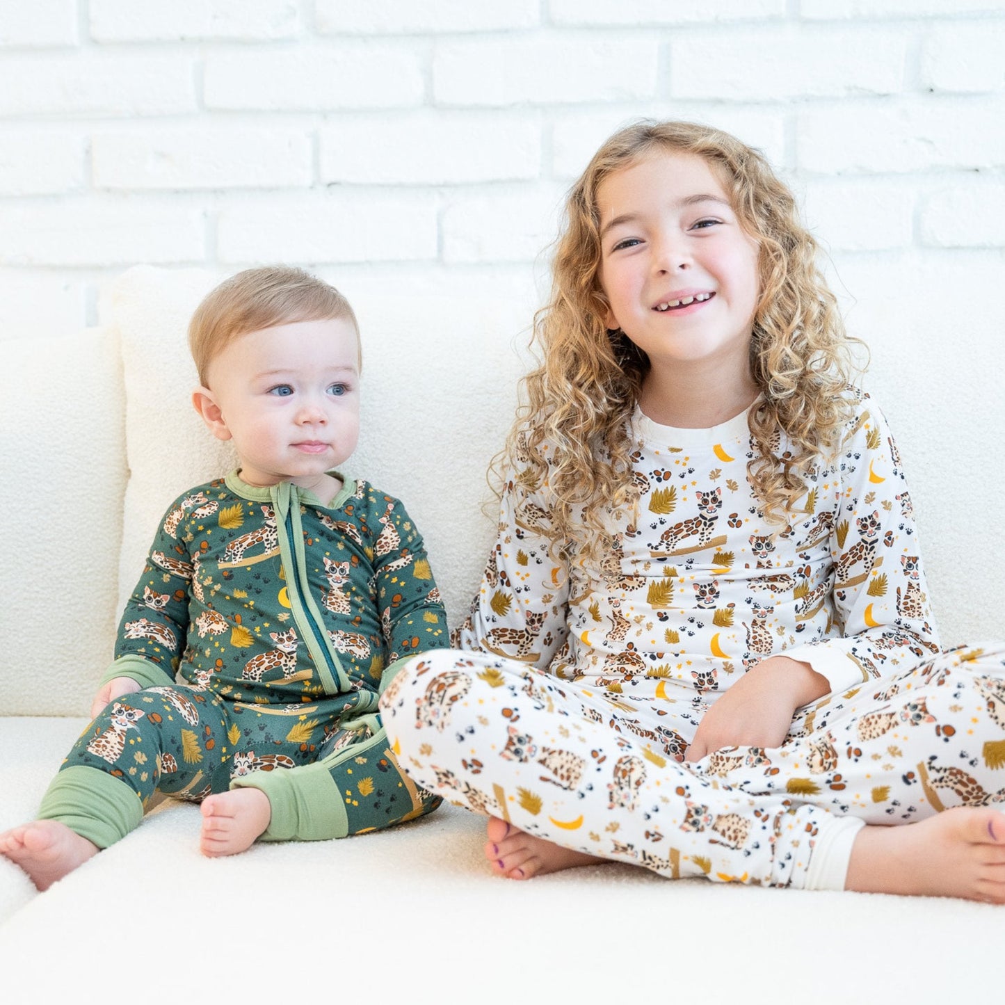Ocelot Kids Two-Piece Pajamas