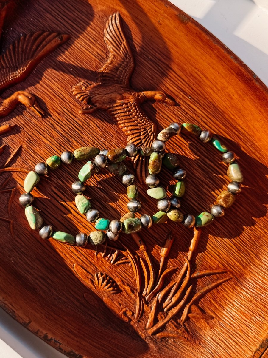 Odessa Turquoise Stretch Bracelet