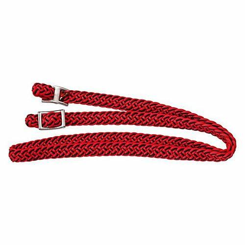 Tough 1 Mini Poly Contest Reins 3/4inx5ft Red/Black