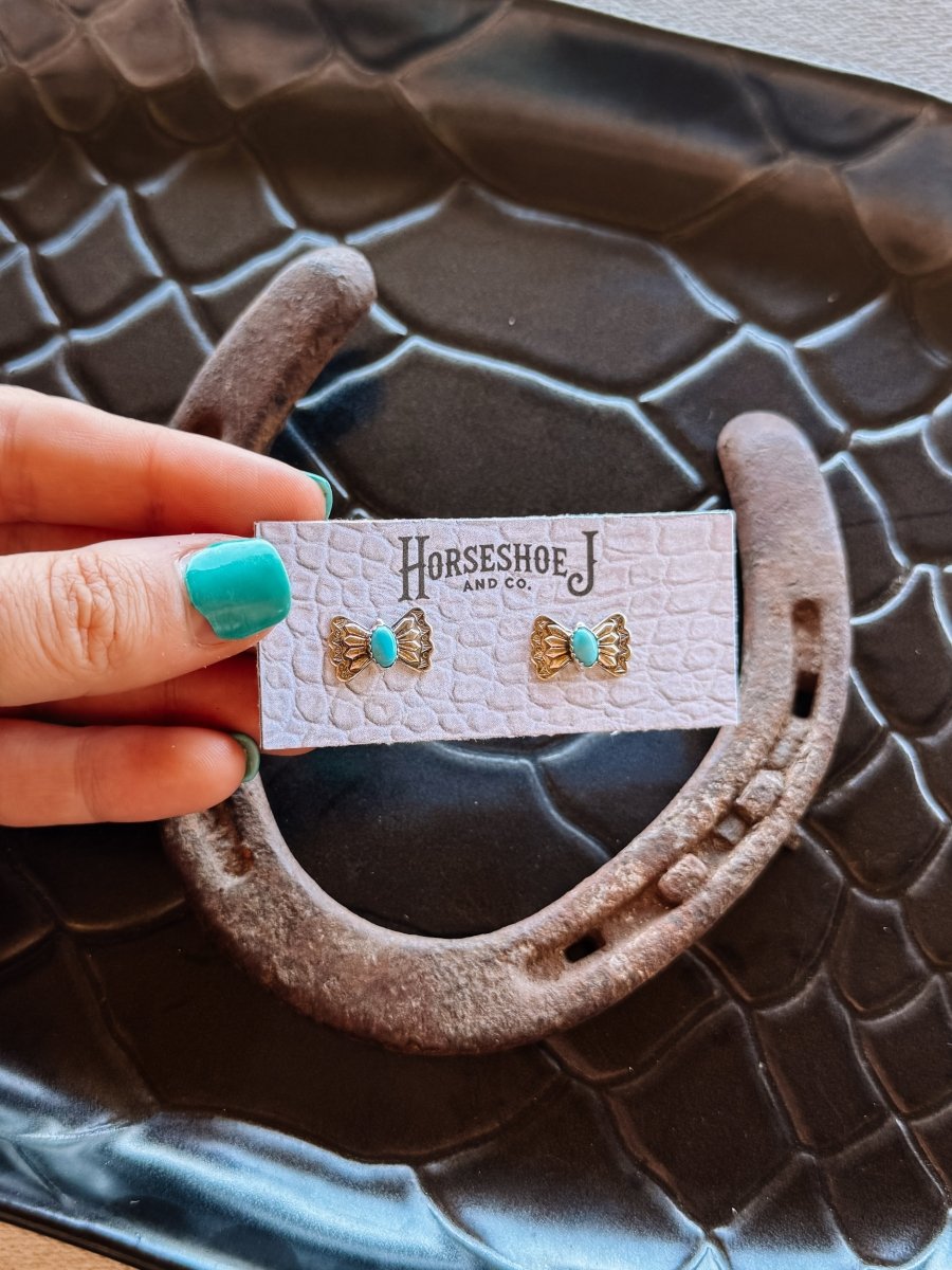 Pleasant Butterfly Concho Earrings