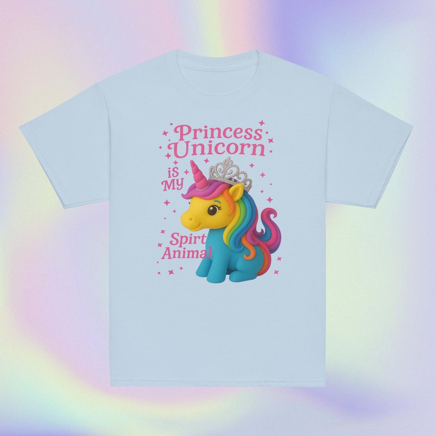 Princess Unicorn Spirit Animal Kid's Tee