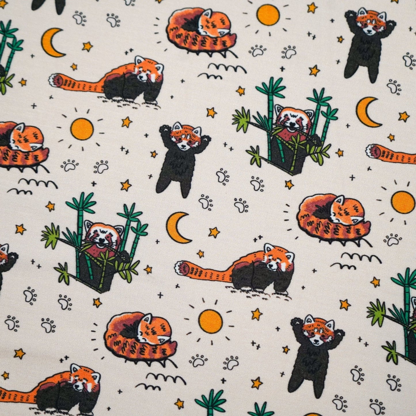 Red Panda Reversible Double Layer Bamboo Blanket