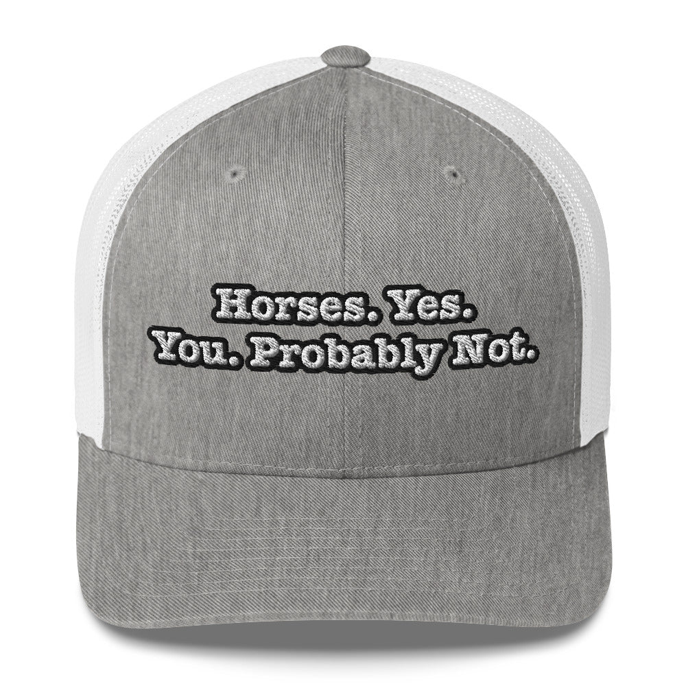 Trucker Cap - Horses. Yes.