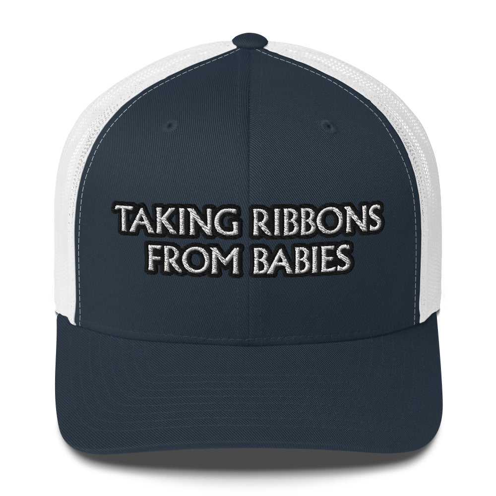 Trucker Cap - Ribbons/Babies