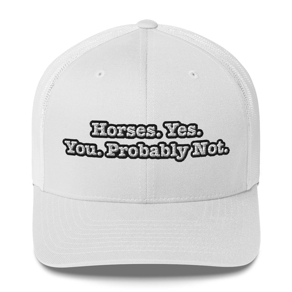 Trucker Cap - Horses. Yes.