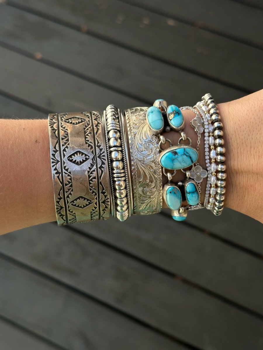 Riverwind Silver Coil Cuff Bracelet