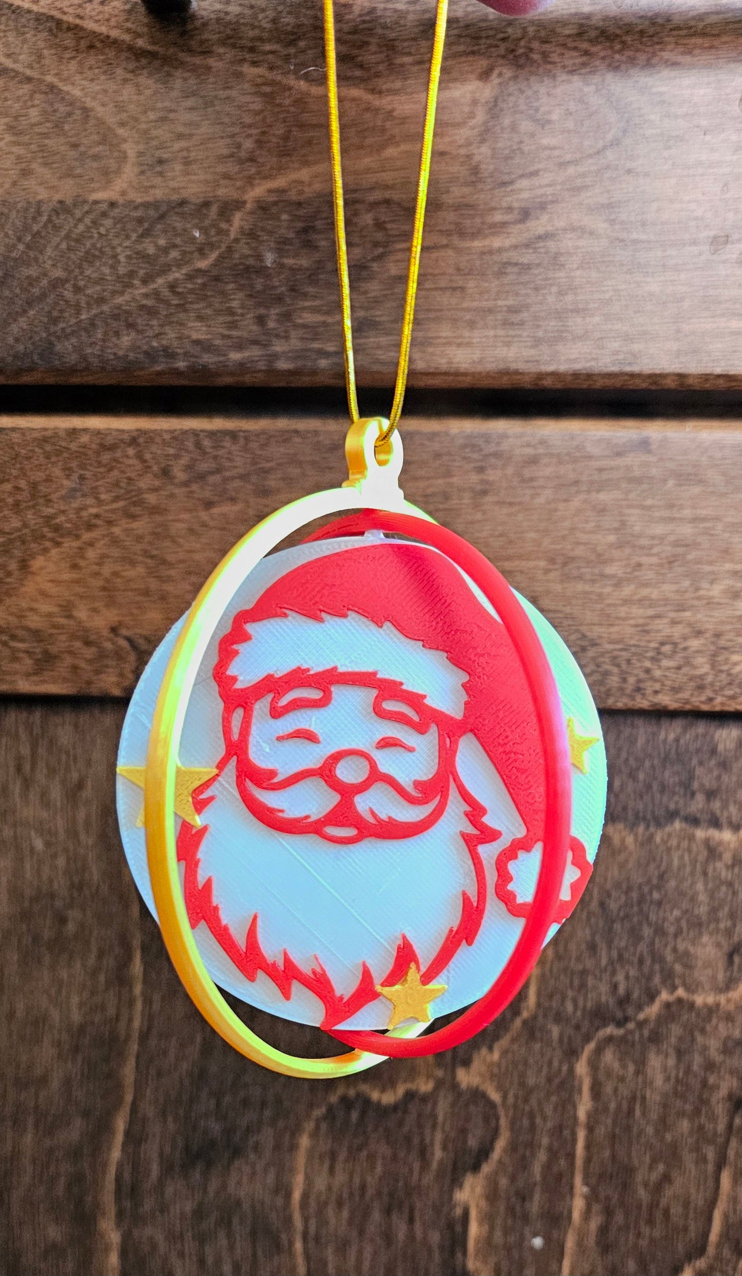 3d Print Santa Claus Christmas Ornament