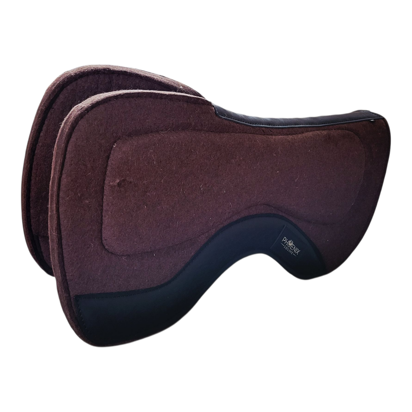 The Phoenix Contact Pad with Gel- Brown with black faux croc