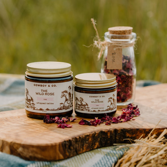 The Wild Rose - Rose Infused Organic Whipped Tallow Moisturizer