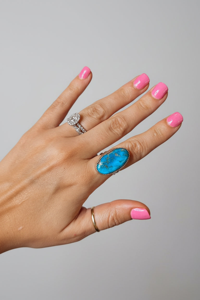 Route 66 Turquoise Ring