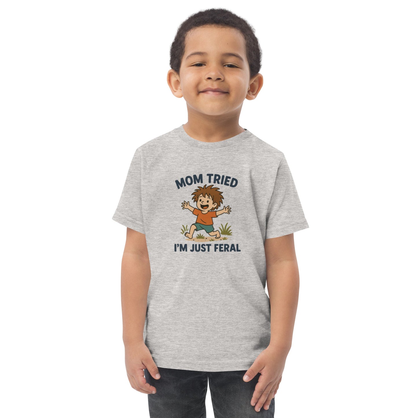Mom Tried I'm Just Feral Toddler's Tee
