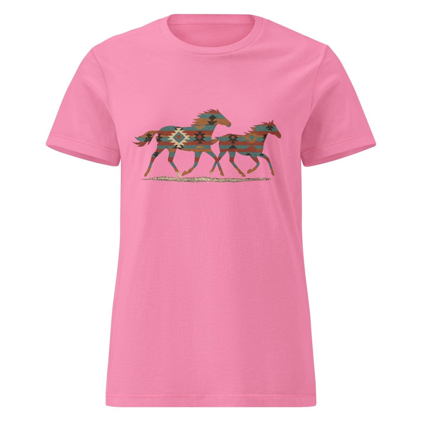 Tribal Running Horses Women's Tee