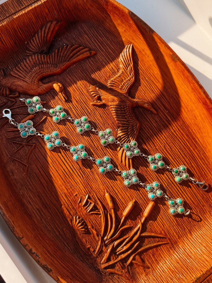 Trinidad Turquoise Link Bracelet