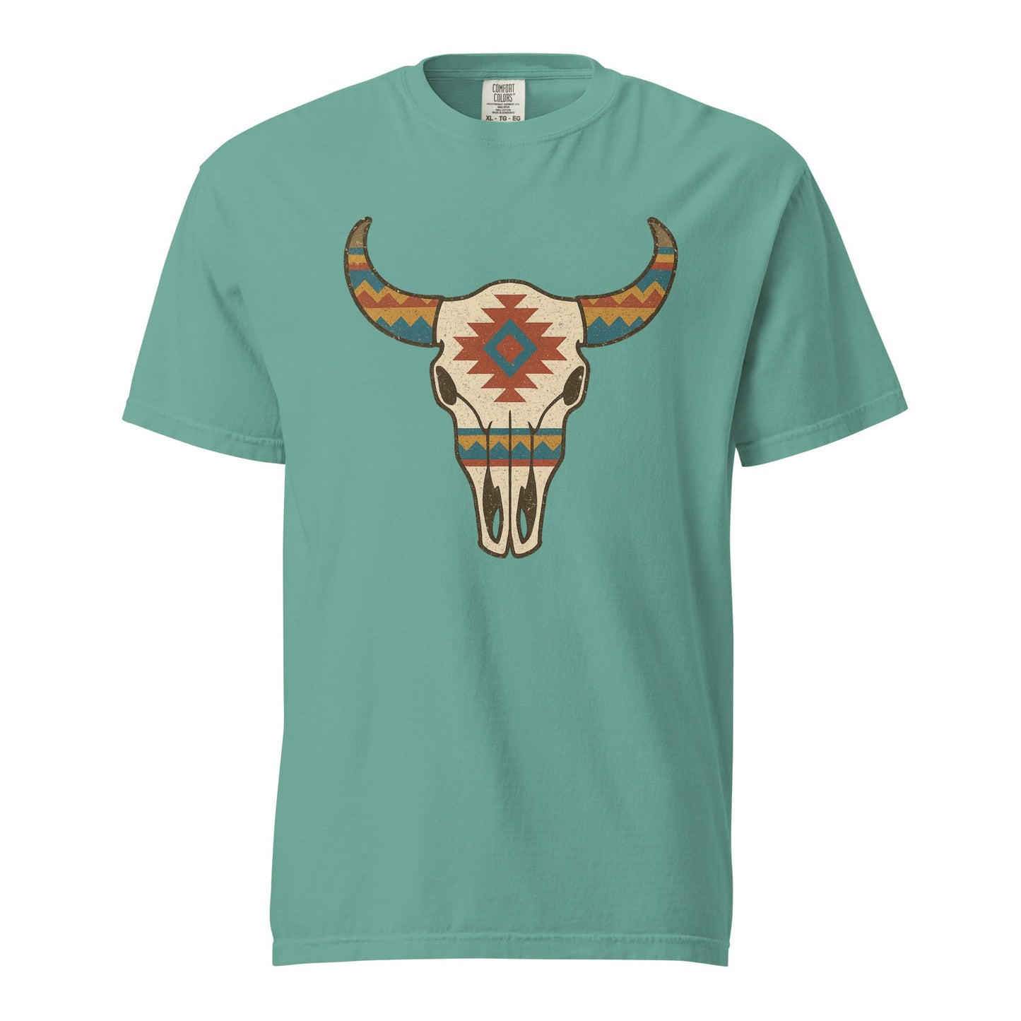 Tribal Cow Skull Tee