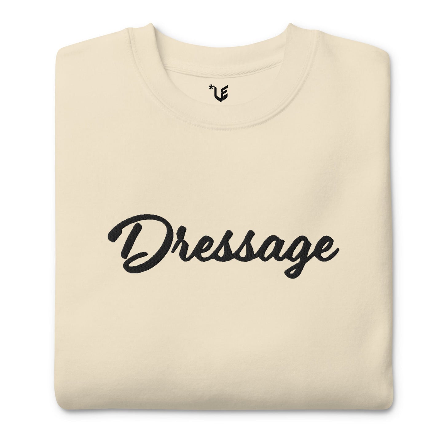 Unisex Premium Sweatshirt - Embroidered - Dressage (Lighter Hues)