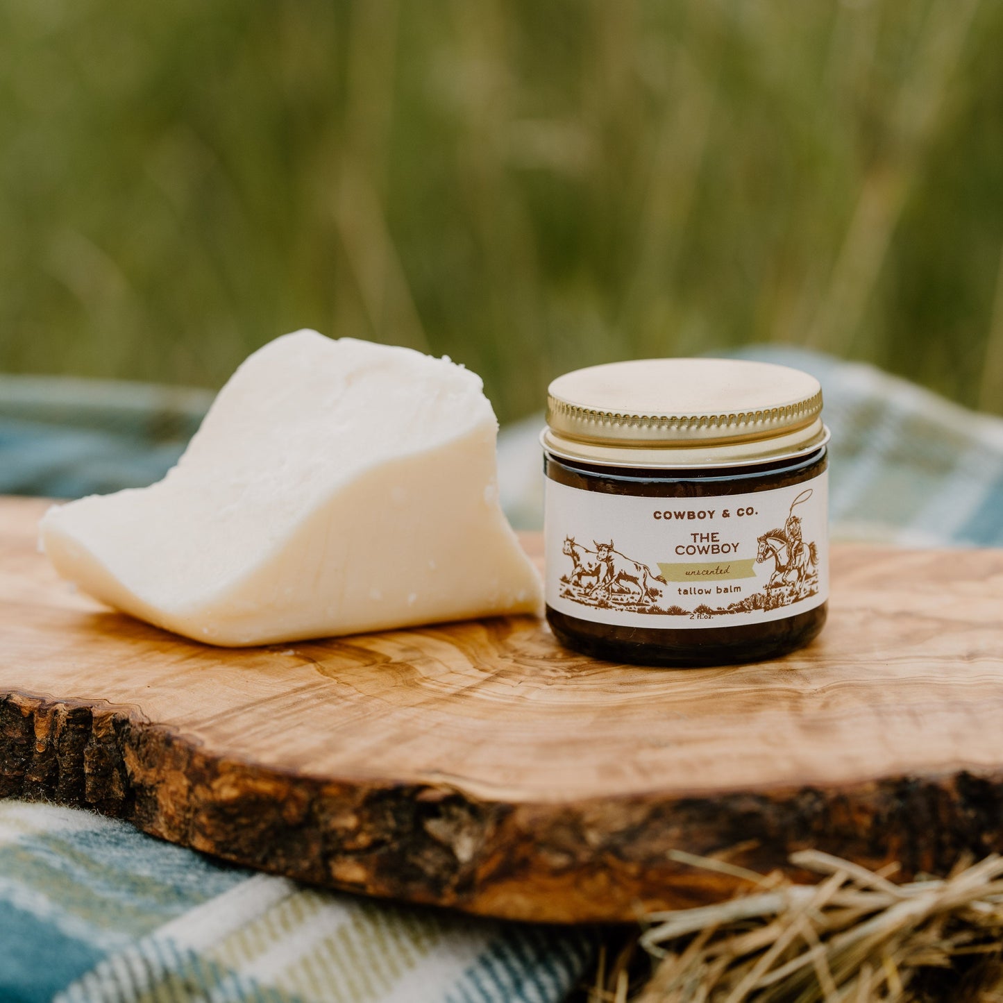 The Cowboy - Organic Unscented Tallow Balm Moisturizer