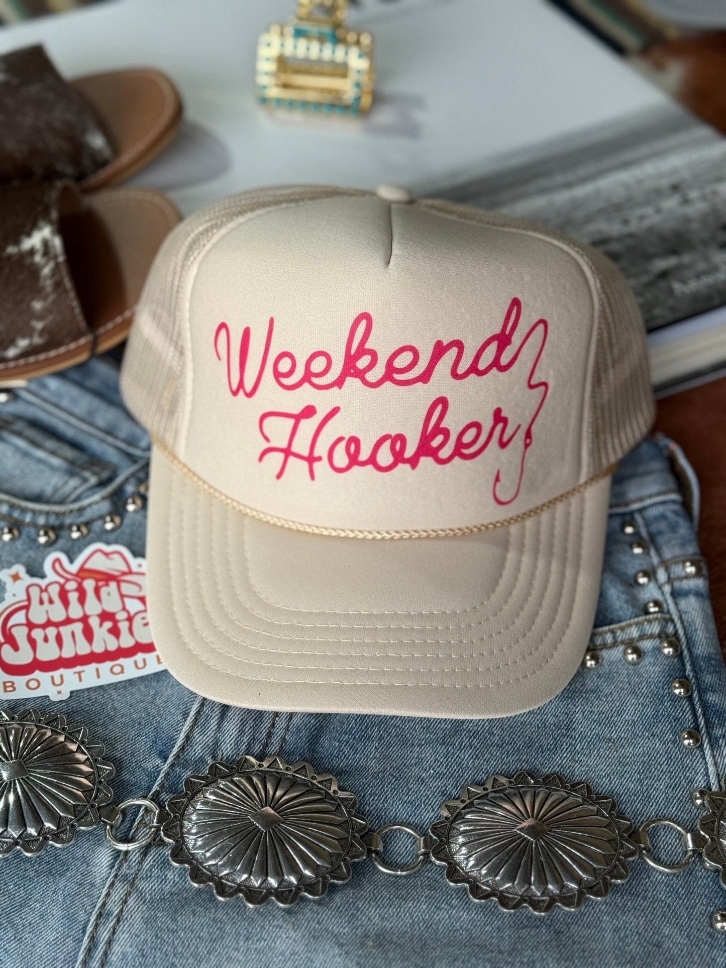 Weekend Hooker Trucker Hat
