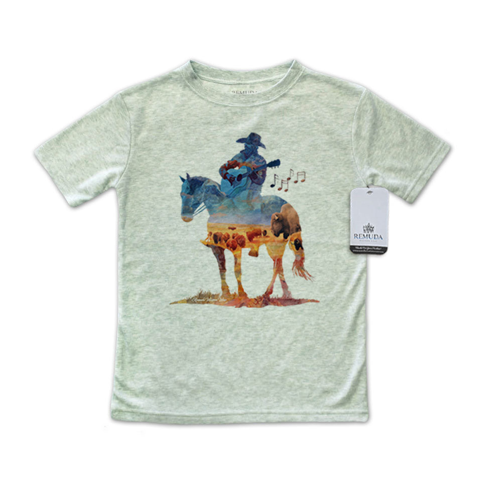 Where The Buffalo Roam - Watercolor Western Toddler Tee T-Shirt