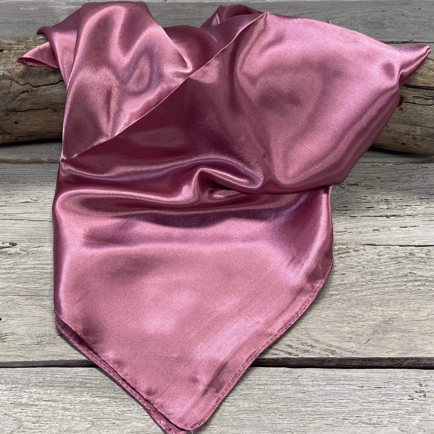 35X35" Solid Rose Wild Rag / Scarf WRS6