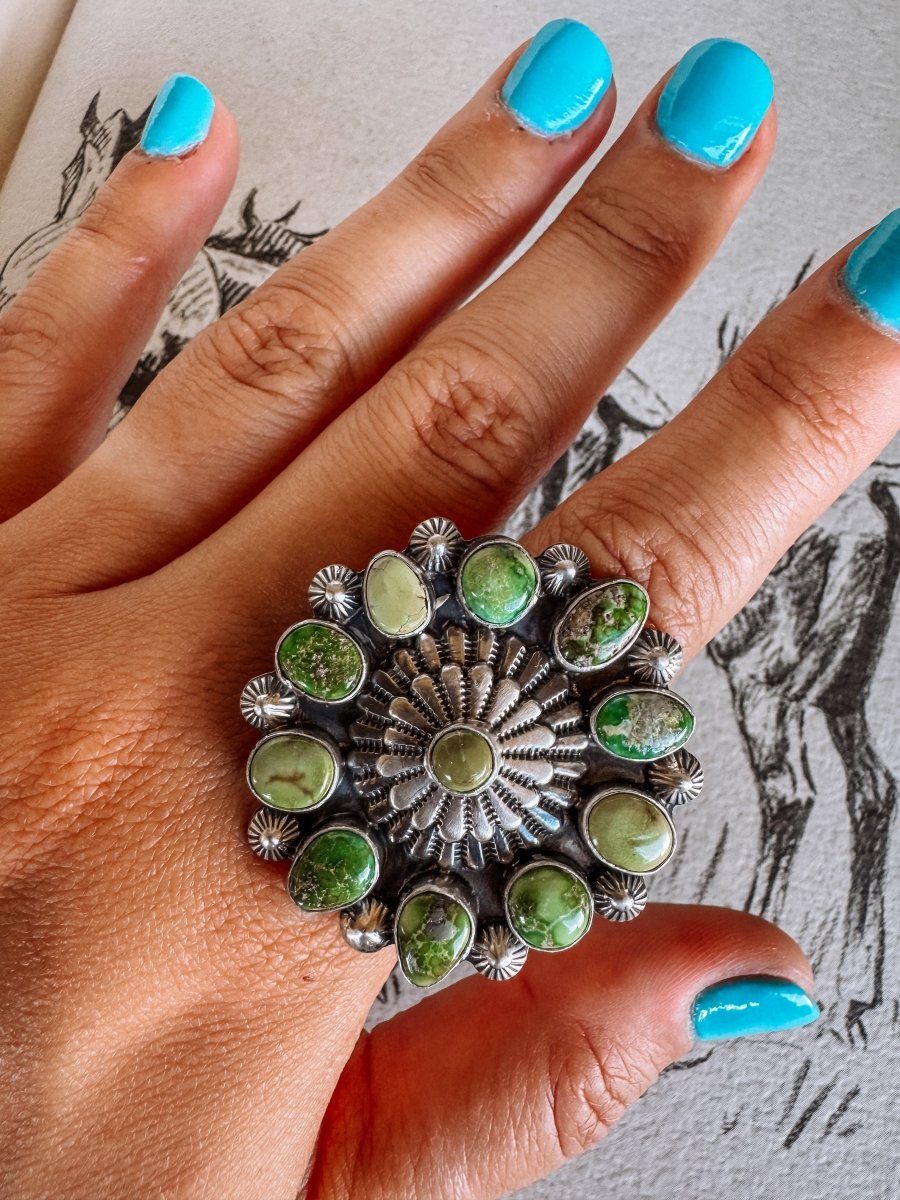 Windom Sonoran Gold Turquoise Ring
