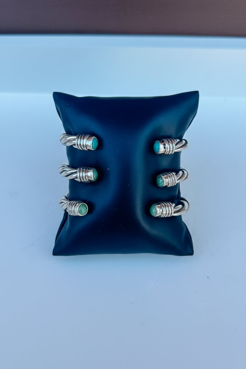 Wylie Turquoise Cable Cuff Bracelet