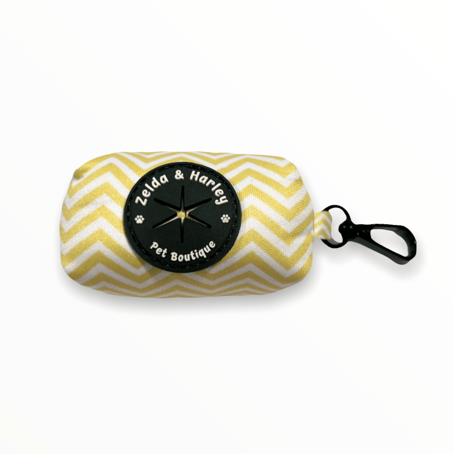 Zig Zag Wag Waste Bag Holder - Pastel Yellow