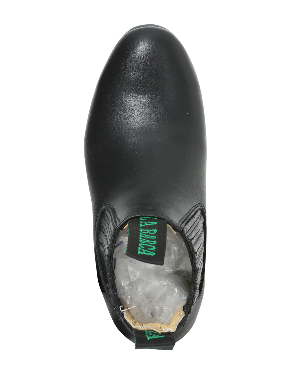 Rodeo Traditional Charro Boot - Leather in Black