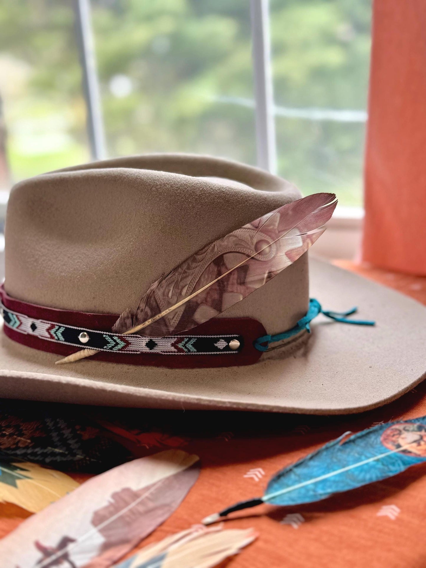 Spur It Up Western Hat Feather