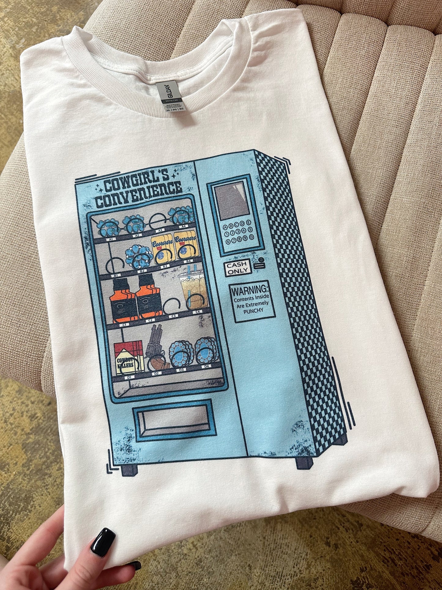 Punchy Vending Machine TEE or CREWNECK