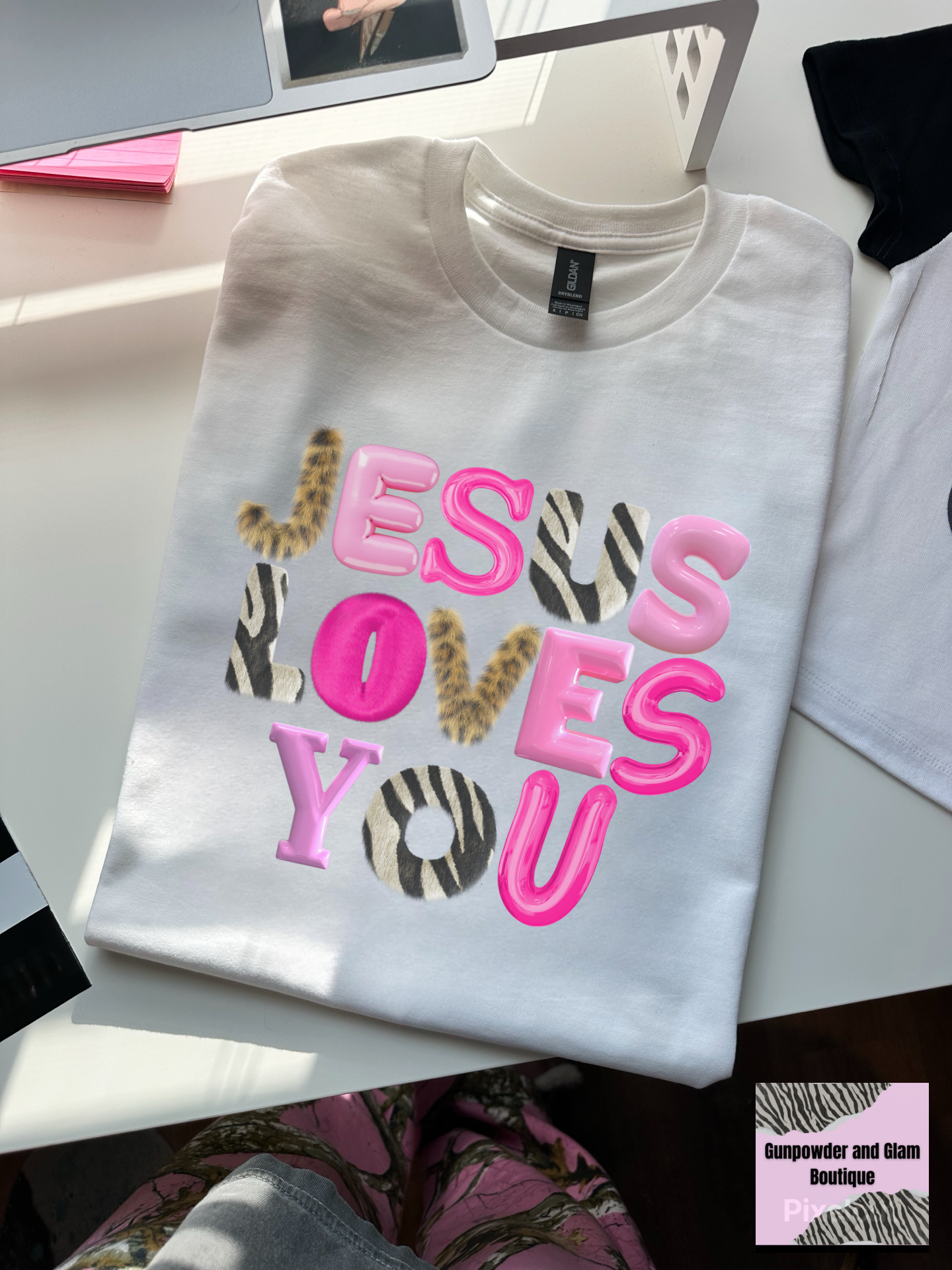 Jesus Loves You Tee or Crewneck