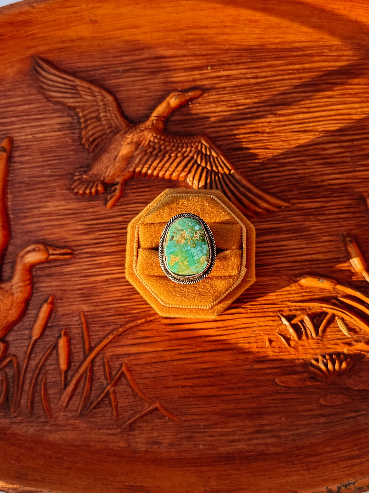 Prairie Hill Adjustable Turquoise Ring