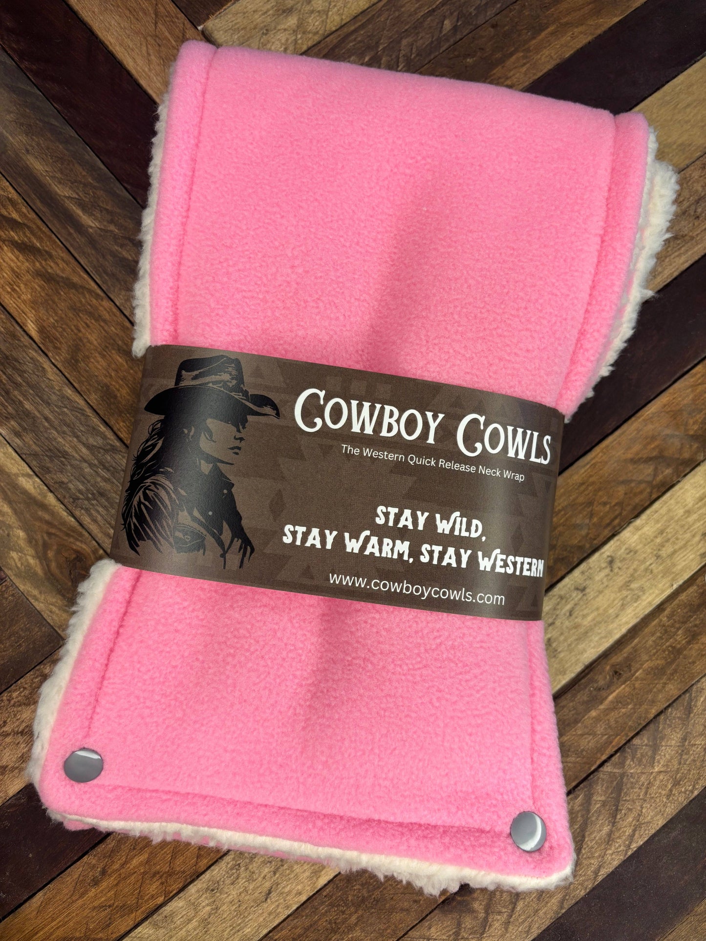 Pink Cowboy Cowl
