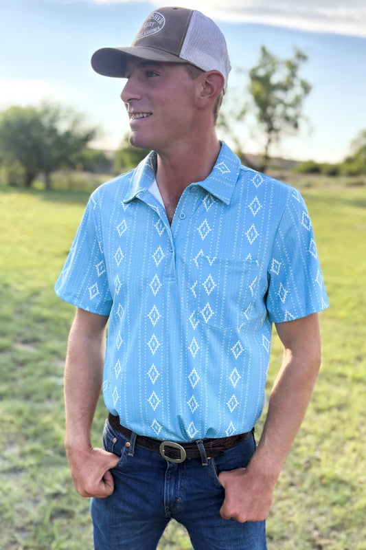 Dusty Blues polo
