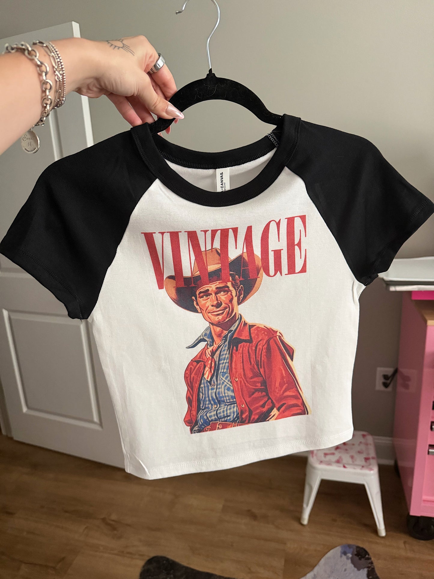 Vintage Cowboy Baby Tee