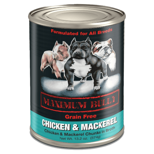 Maximum Bully: CHICKEN AND MACKEREL - 13.2 OZ
