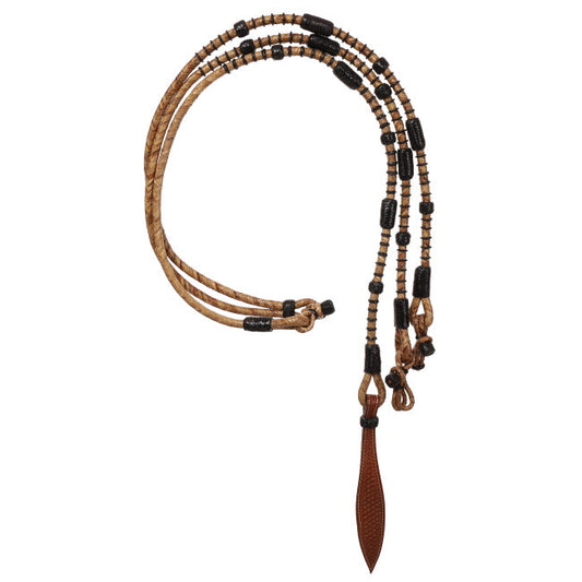 Romal Reins with Black Rawhide