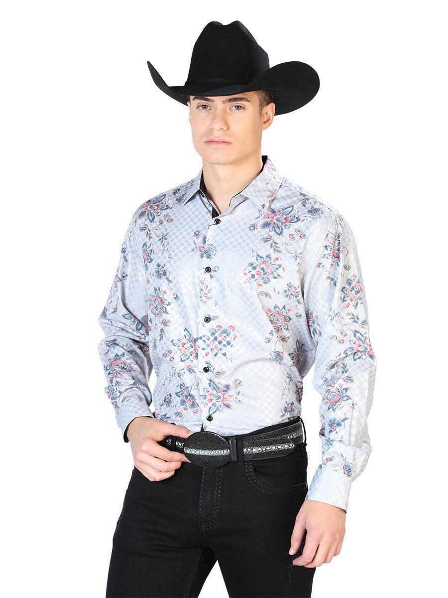 Gray Casual Long Sleeve Shirt