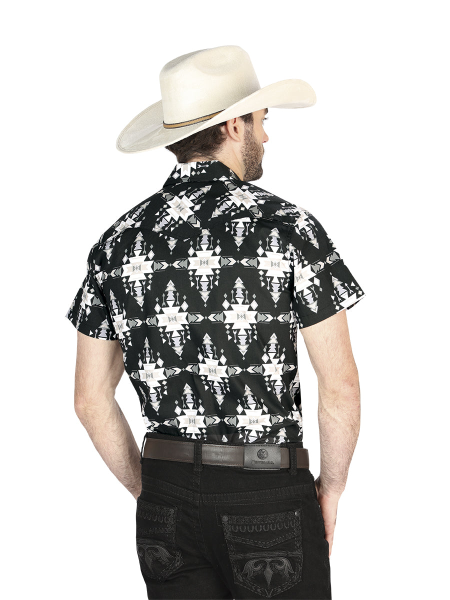 El General Western Shirt in Black
