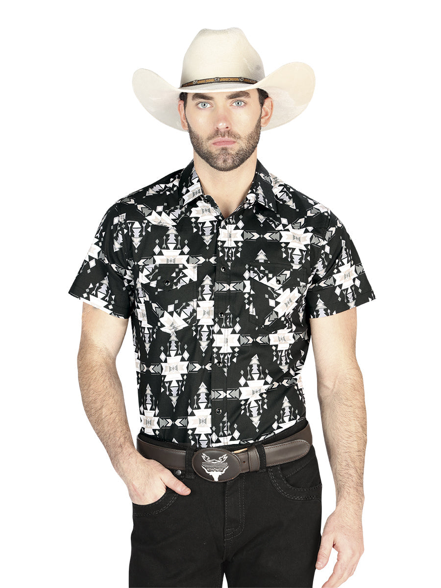 El General Western Shirt in Black