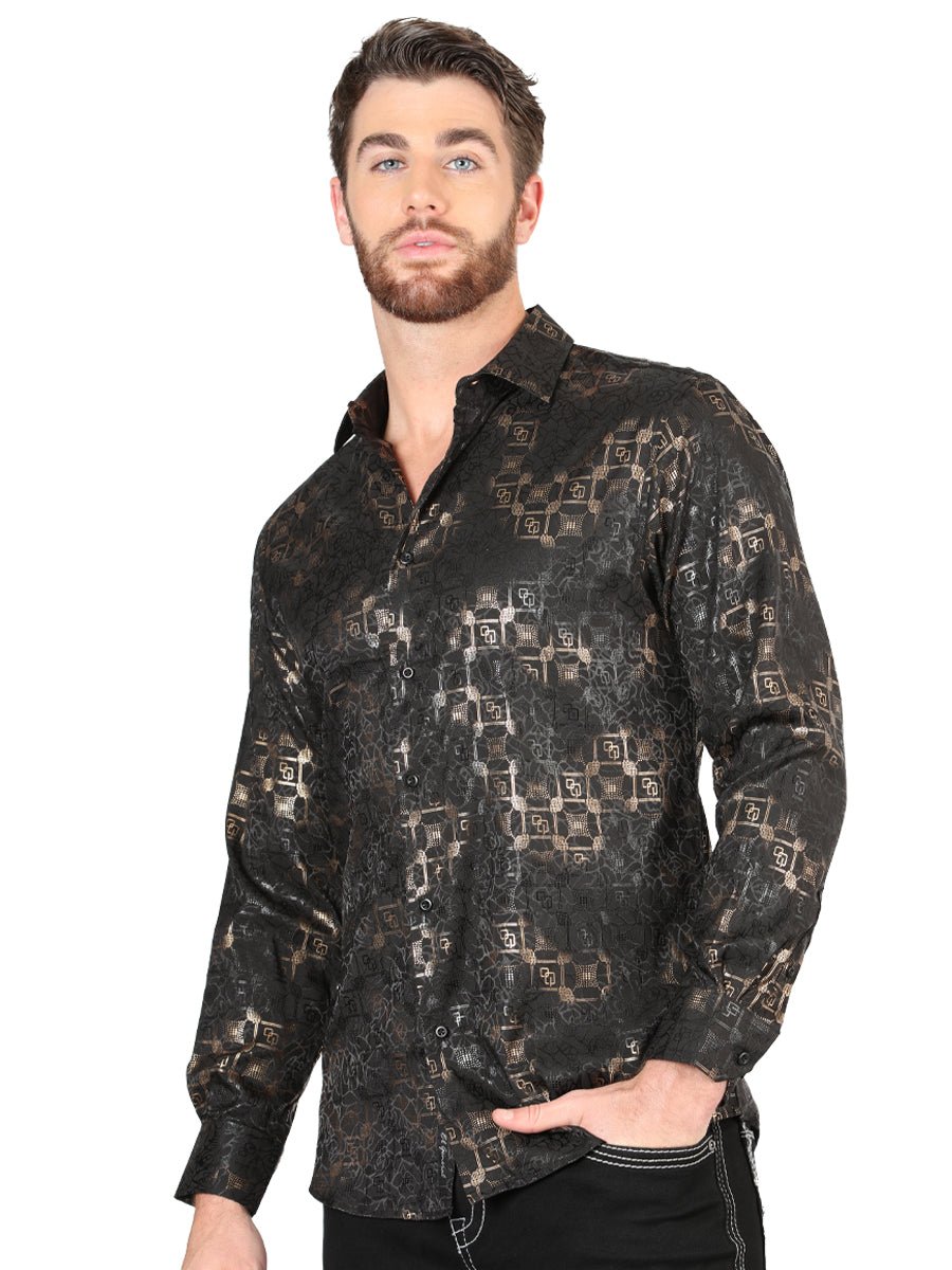 El General Black Casual Long-Sleeve Shirt