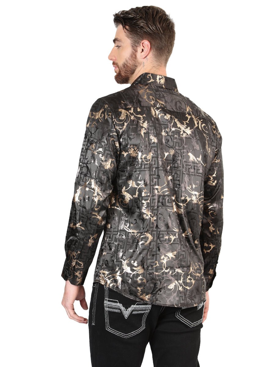 El General Black Casual Long-Sleeve Shirt