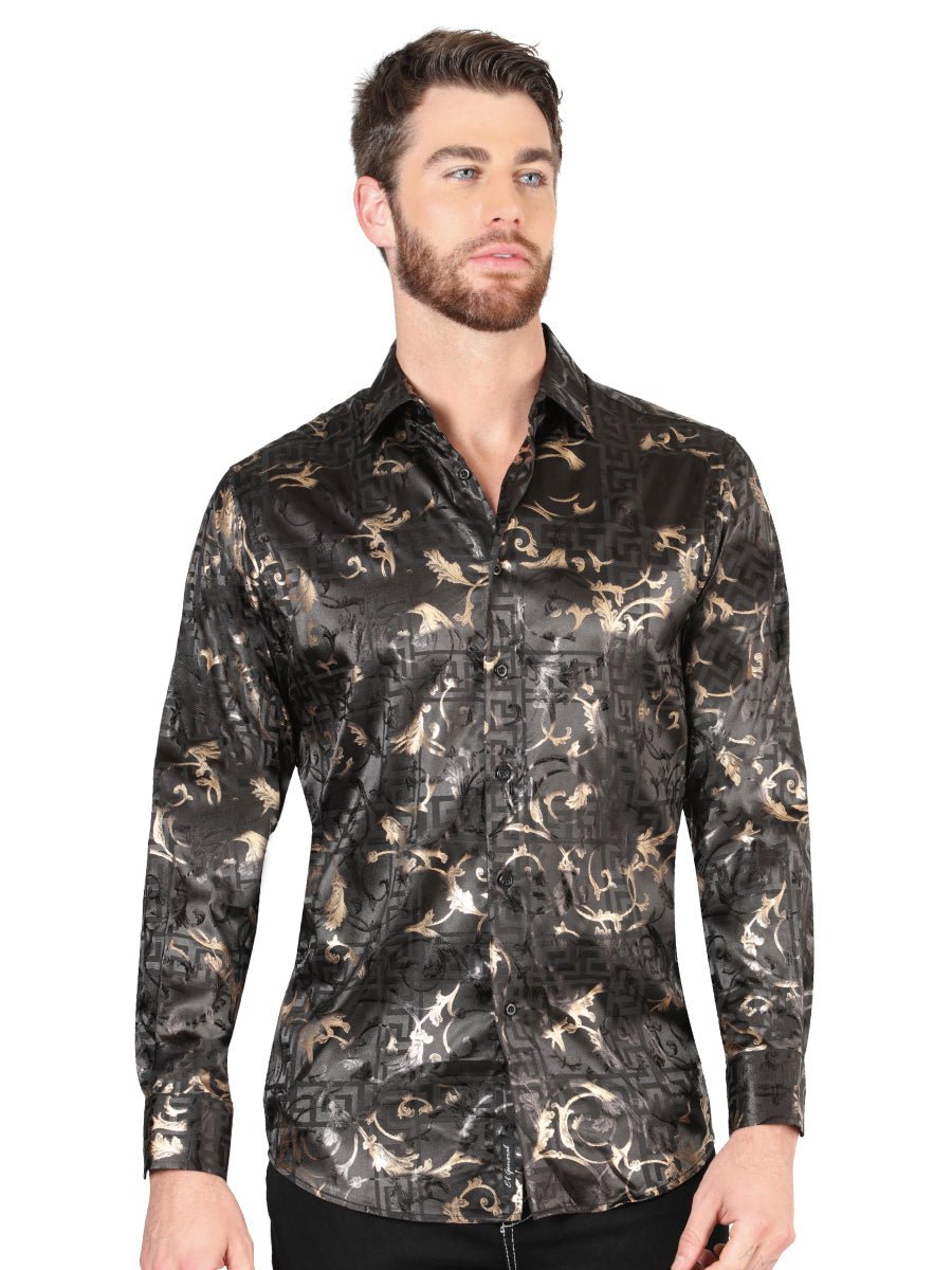 El General Black Casual Long-Sleeve Shirt