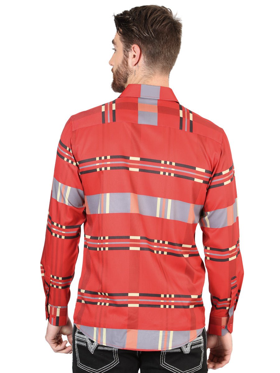 El General Red Casual Long-Sleeve Shirt 44601