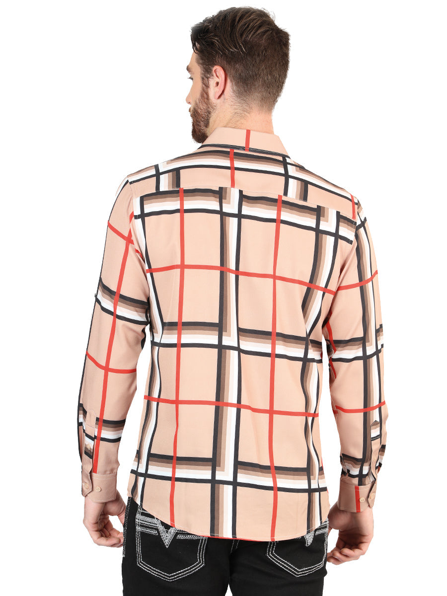 El General Khaki Casual Long-Sleeve Shirt