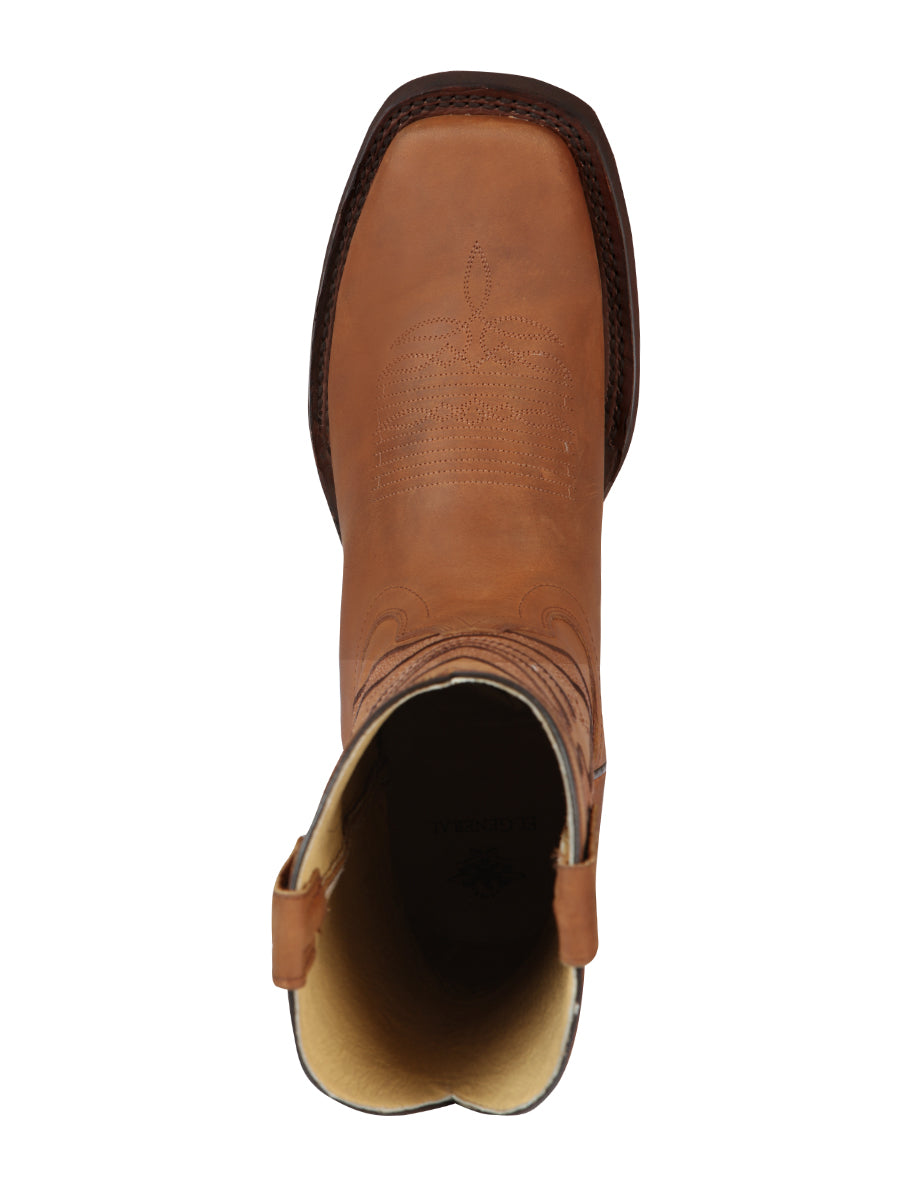 El General Rodeo Boot — Crazy Kansas in Honey